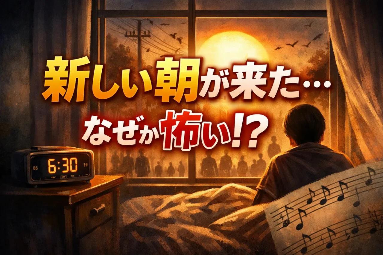 新しい朝が来たが怖い感覚を解説｜ラジオ体操の歌が不安な理由