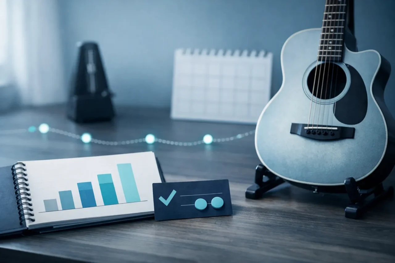 ギター挫折9割は本当？続けるための練習設計と習慣