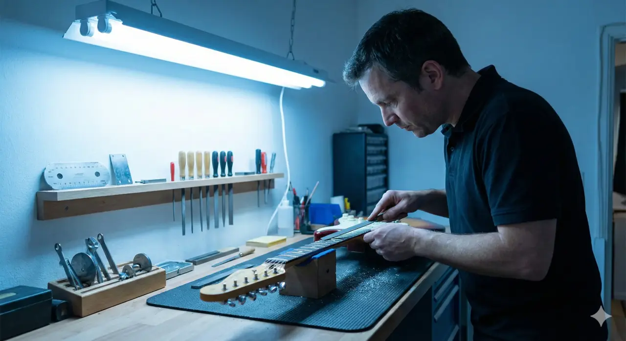 ギターのビビリが気になるときの簡単な直し方と修理判断