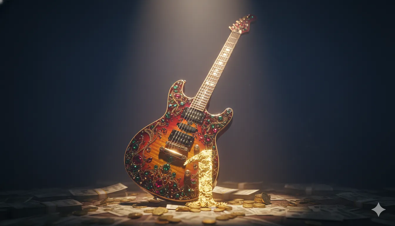 ギター高額ランキング！世界一は6億円超え？理由も徹底解説