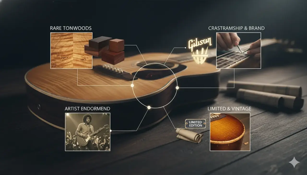 ギターが高額になる理由は?ランキングの価格を左右する4つの要素