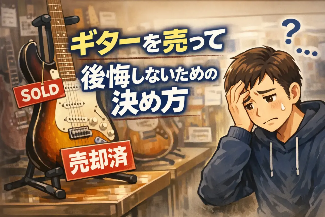 ギターを売ると後悔する6つの理由と損をしない売り方