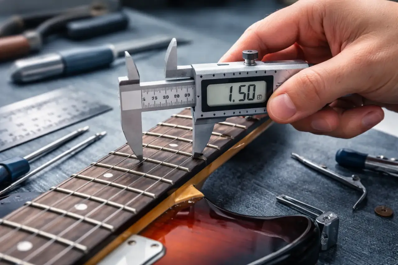 ギターの弦高の目安で迷わない―高すぎ低すぎの症状と直し方